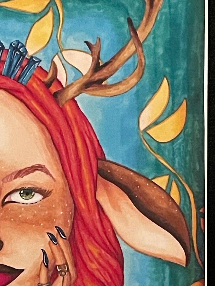 Faun Lady Print