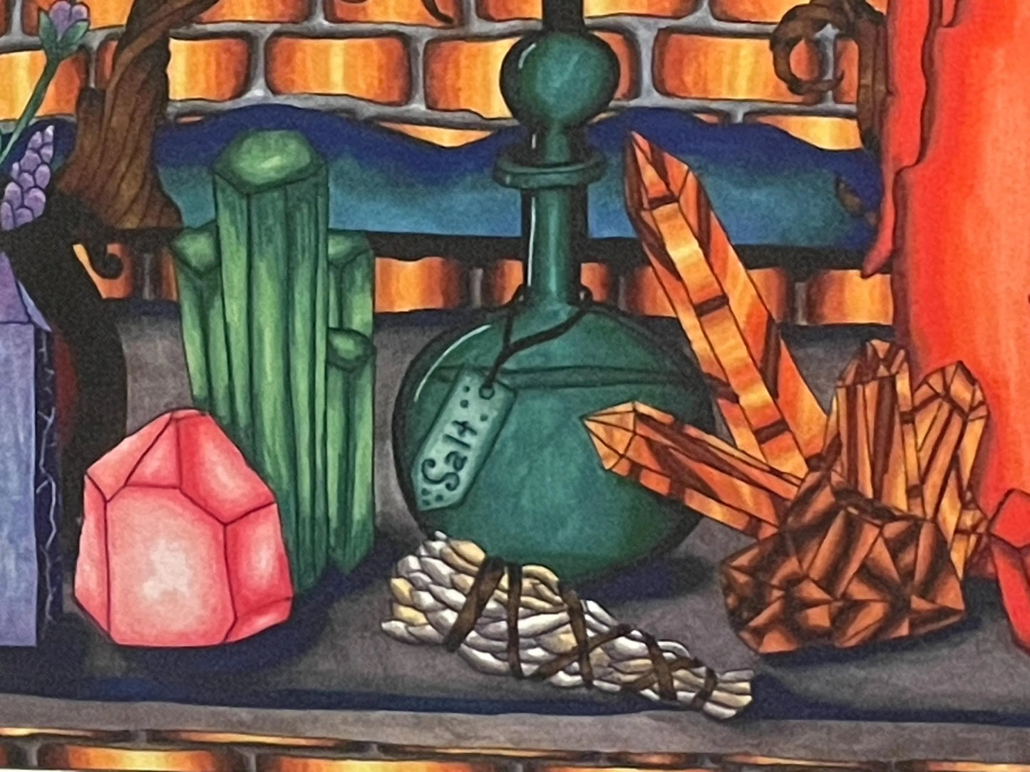 Witchy Castle Print