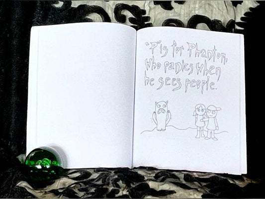 My Creepy ABCs Coloring Book