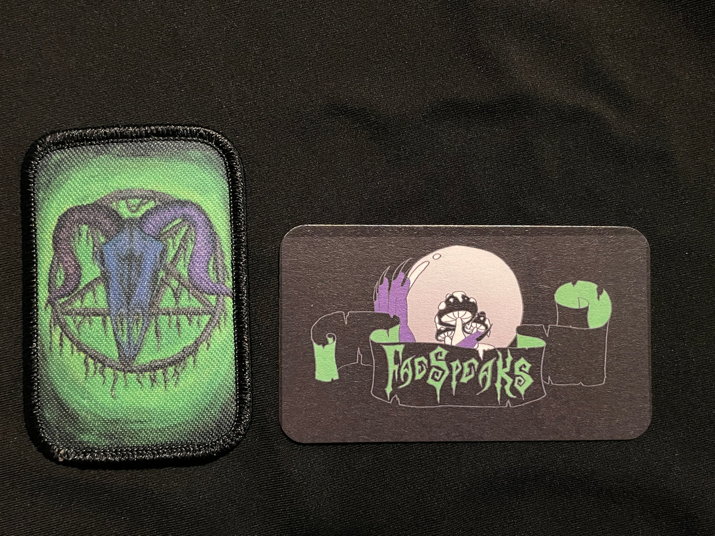 Neon Baphomet Patch