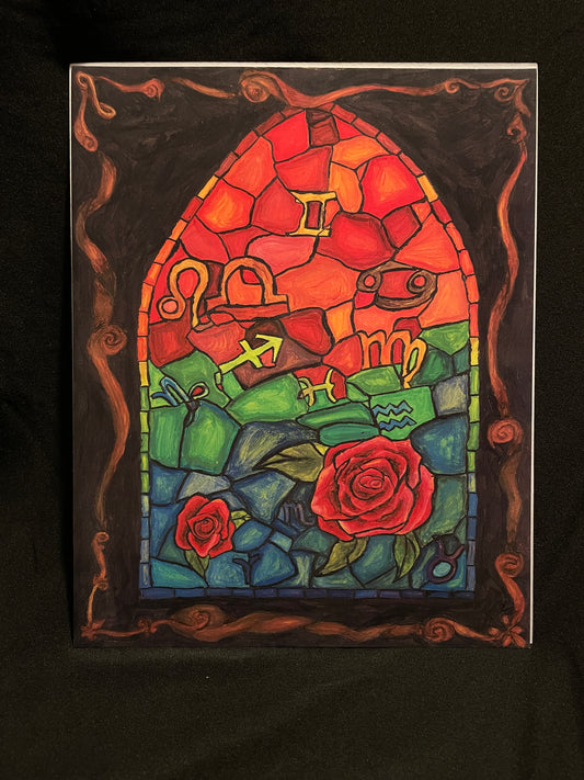 Stained Beauty Print