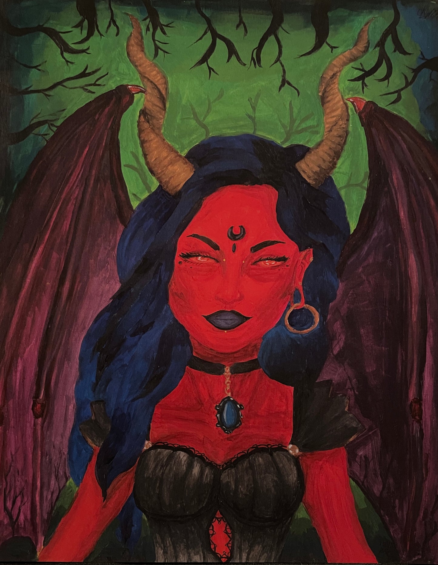 Horned Majesty Print