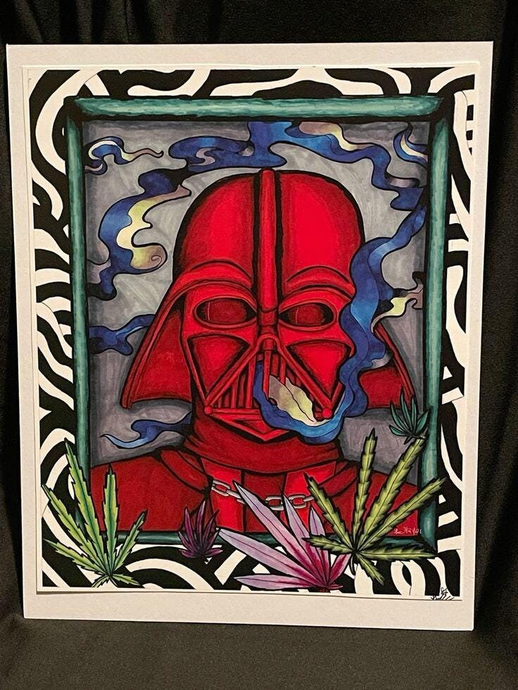 Pot Vader Print