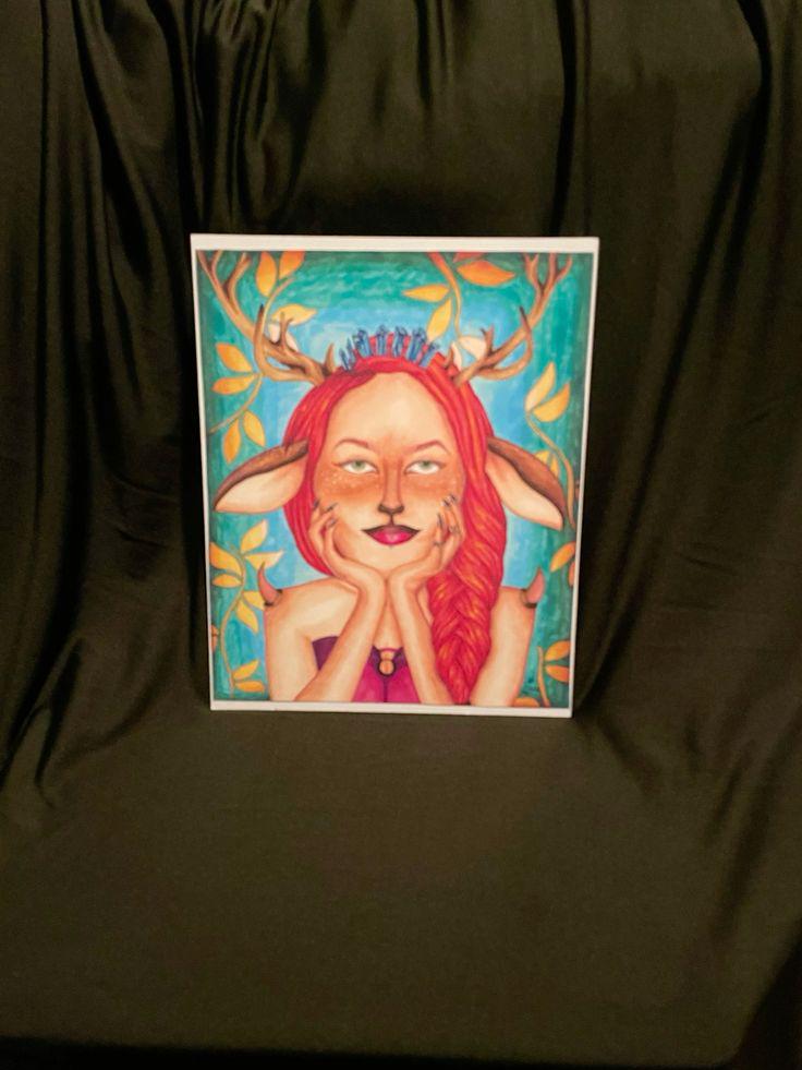 Faun Lady Print