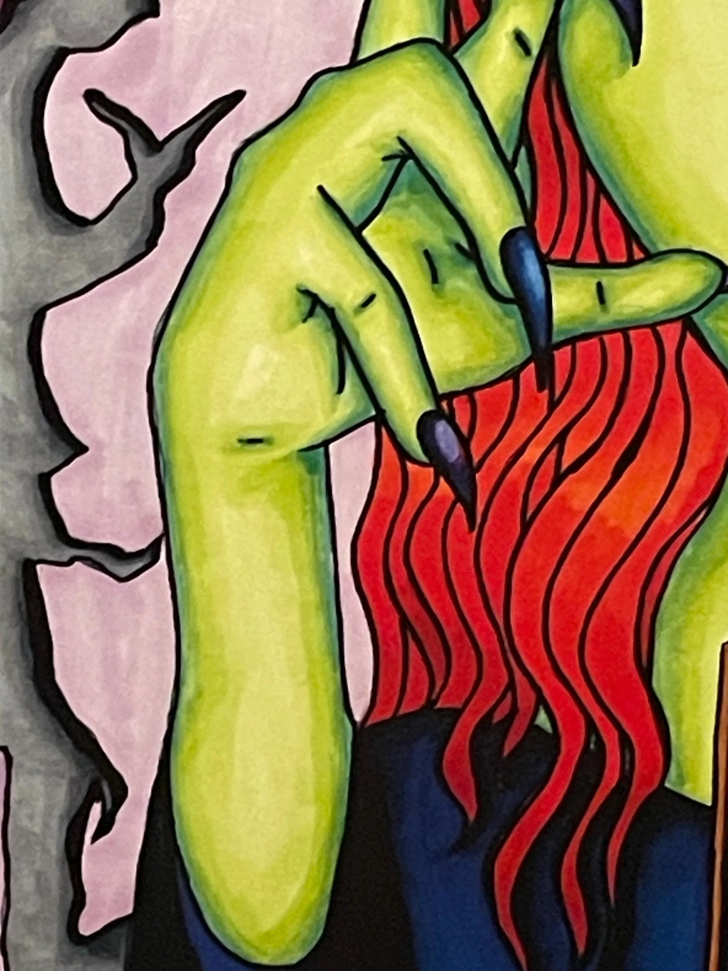 Green Witch Print