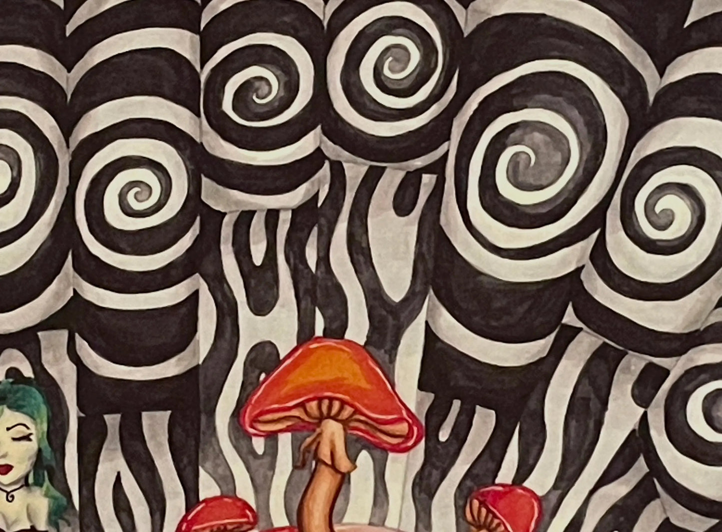 Mushroom Fairy Print