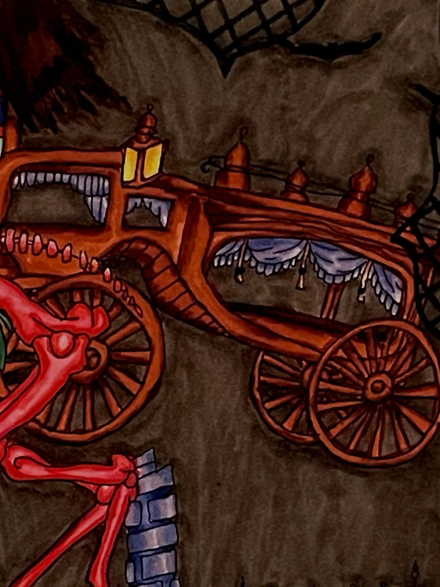 Flying Witches Print