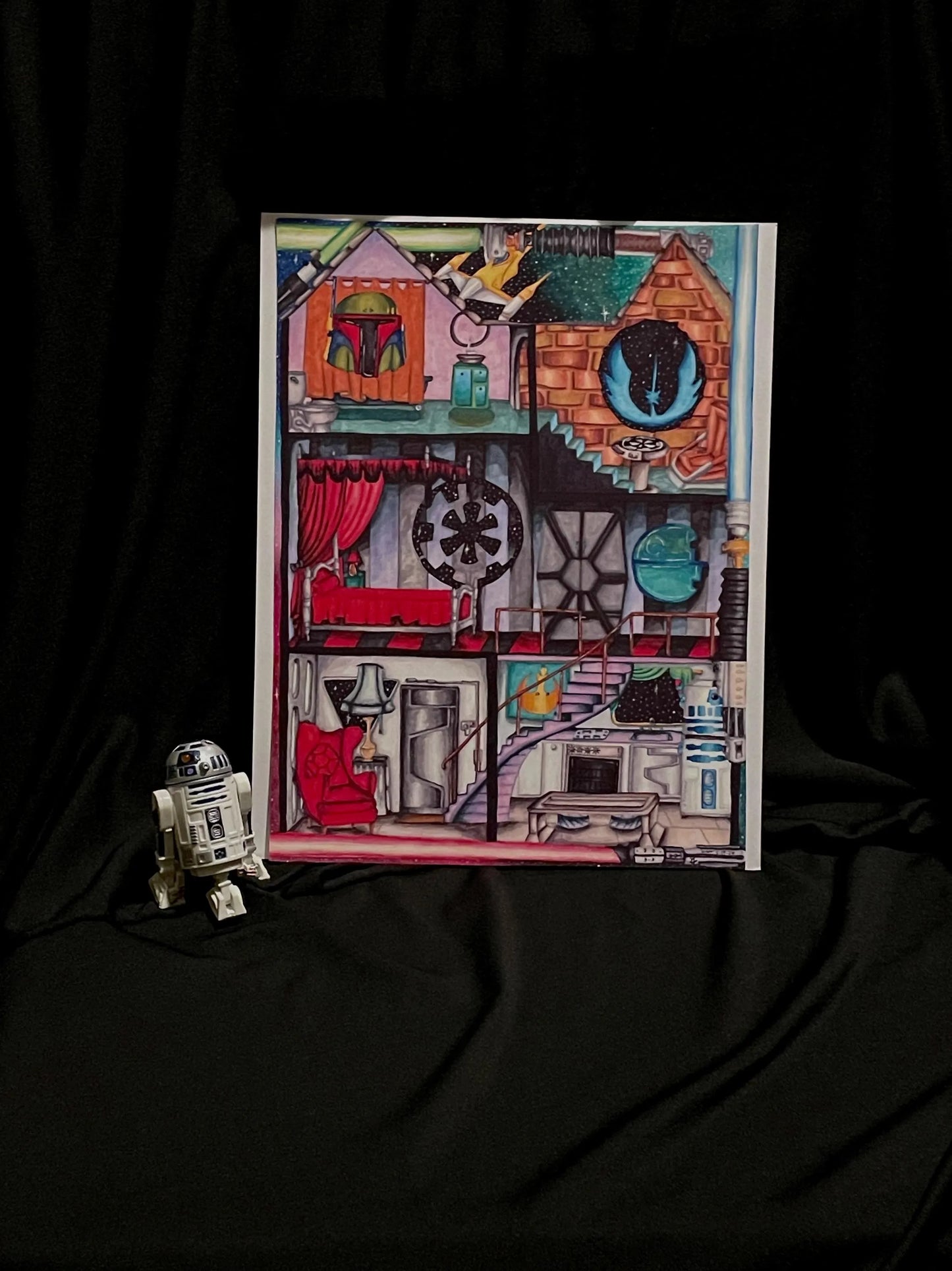 Star Wars Dollhouse Print