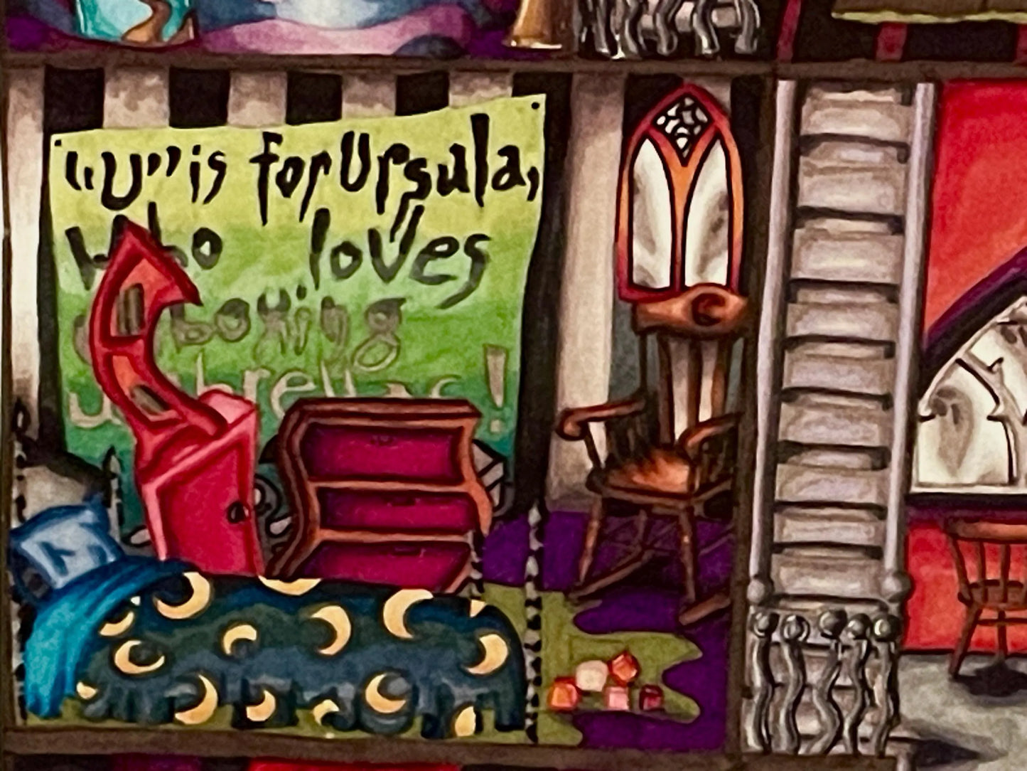 Halloween Dollhouse Print