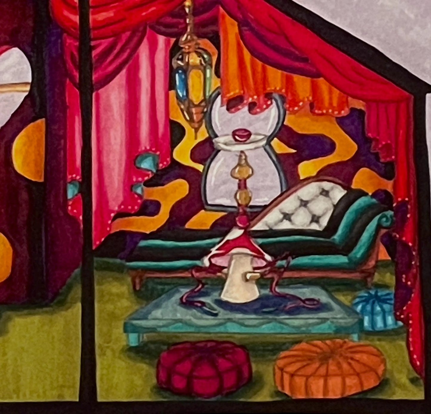 Alice's Wonderland Dollhouse Print