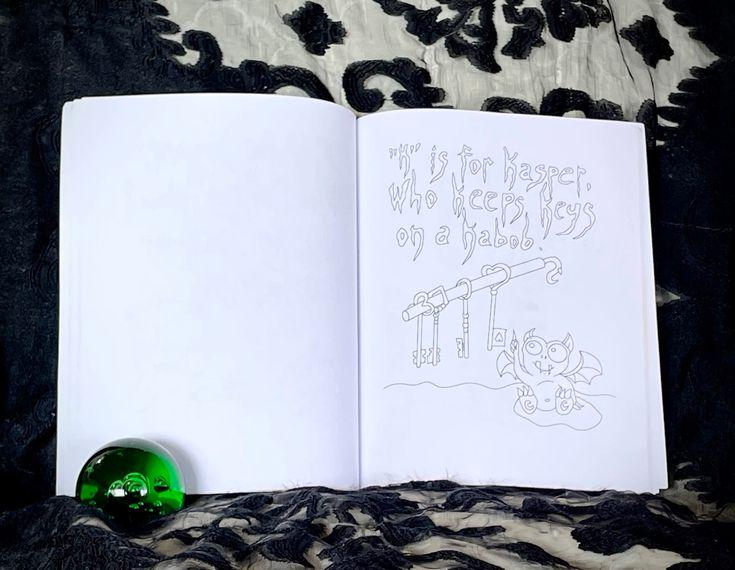 My Creepy ABCs Coloring Book