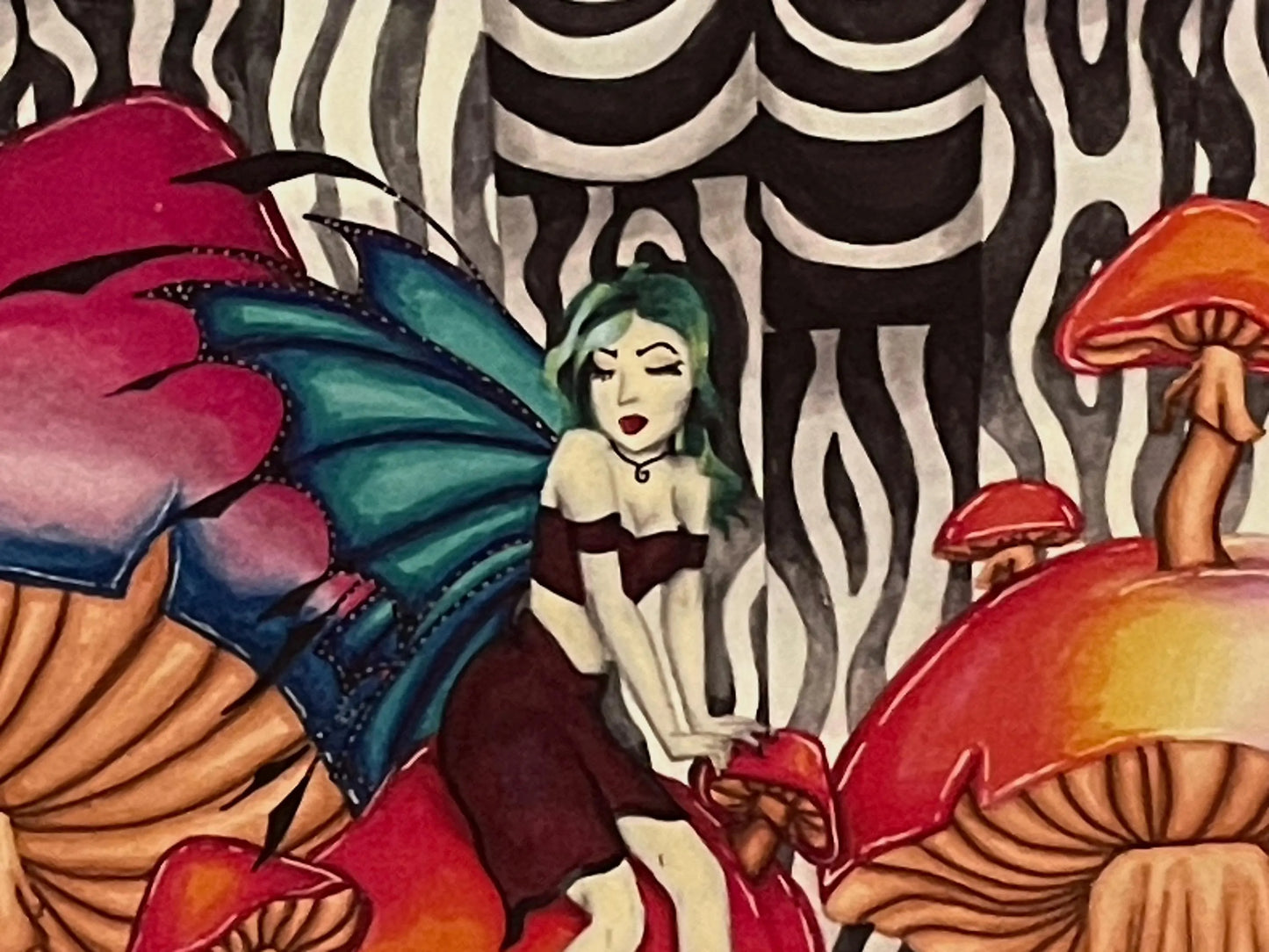 Mushroom Fairy Print