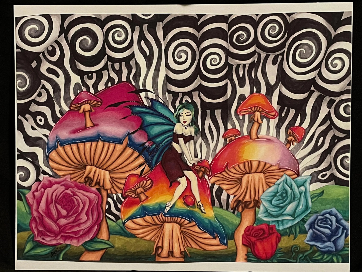 Mushroom Fairy Print