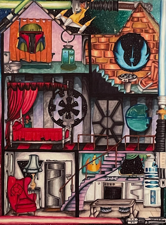 Star Wars Dollhouse Print