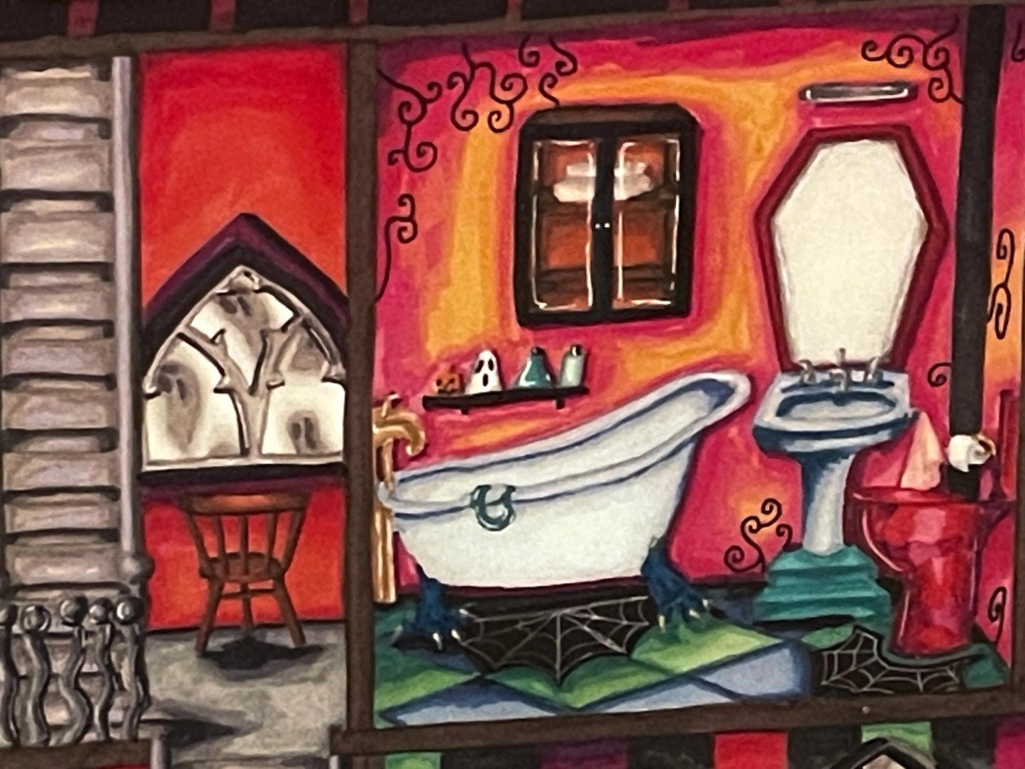 Halloween Dollhouse Print