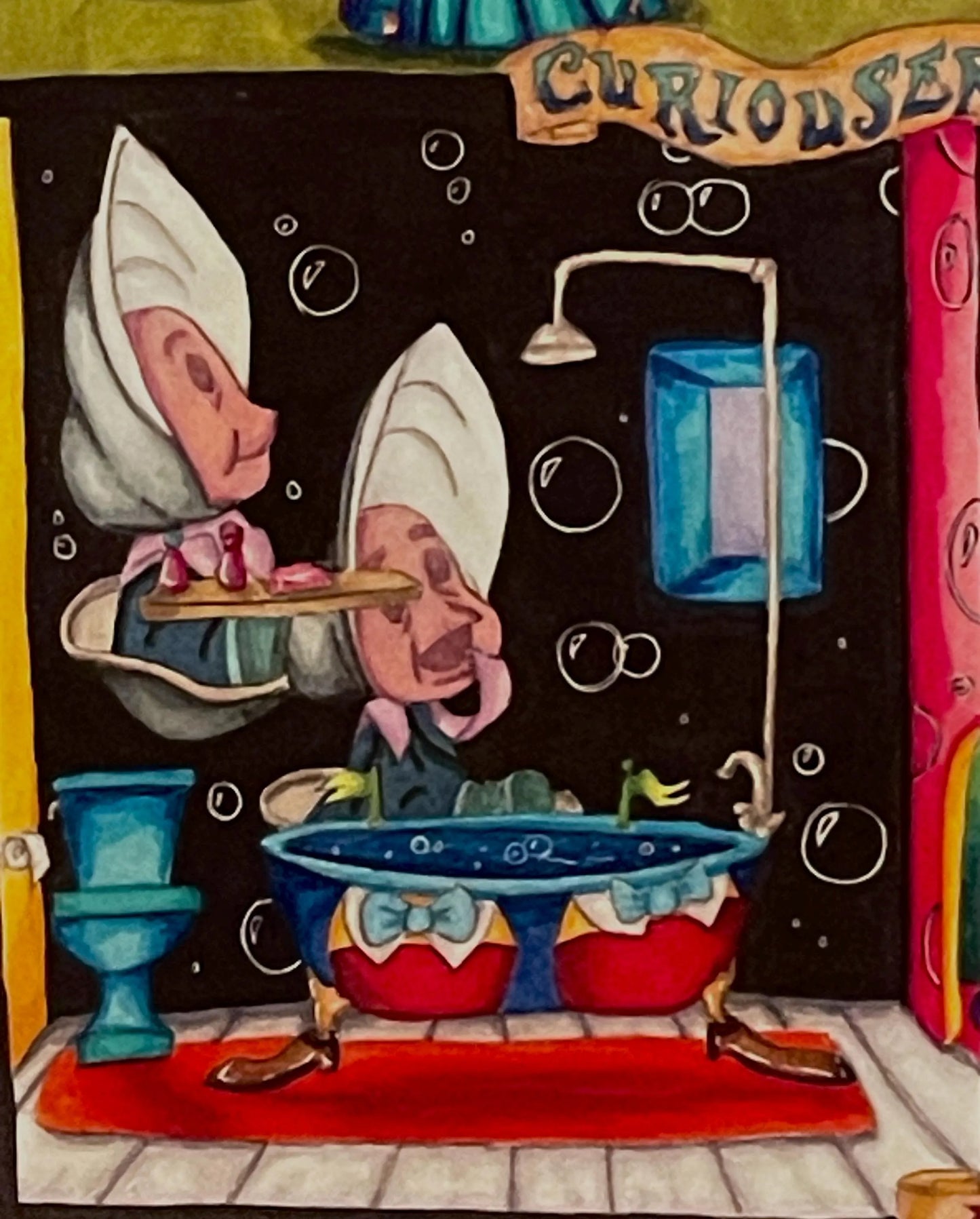 Alice's Wonderland Dollhouse Print
